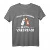 Prost auf den ersten Vatertag! Papa Familien T-Shirt mit Humor – Lustiges Geschenk zum Vatertag für Papa