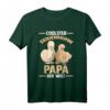 Seidenhühner Papa Vater Vatertag Huhn Seidenhuhn T-Shirt – Perfektes Geschenk für Hühnerliebhaber, Landwirte & Hühnerbesitzer