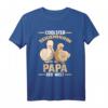 Seidenhühner Papa Vater Vatertag Huhn Seidenhuhn T-Shirt – Perfektes Geschenk für Hühnerliebhaber, Landwirte & Hühnerbesitzer