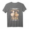 Seidenhühner Papa Vater Vatertag Huhn Seidenhuhn T-Shirt – Perfektes Geschenk für Hühnerliebhaber, Landwirte & Hühnerbesitzer