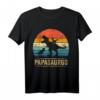 Papasaurus Dinosaur Papa Tyrannosaurus Dino Twin Pack T-Shirt - Klassisch geschnitten, langlebig, perfektes Dino Geschenk für Väter