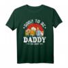 Mens Soon To Be Daddy 2024 Retro Schwangerschaftsankündigung Papa T-Shirt – Lustiges Geschenk für Babyparty, Vatertag & Schwangerschaftsankündigung
