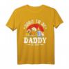 Mens Soon To Be Daddy 2024 Retro Schwangerschaftsankündigung Papa T-Shirt – Lustiges Geschenk für Babyparty, Vatertag & Schwangerschaftsankündigung