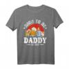 Mens Soon To Be Daddy 2024 Retro Schwangerschaftsankündigung Papa T-Shirt – Lustiges Geschenk für Babyparty, Vatertag & Schwangerschaftsankündigung