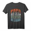 Herren Papa T-Shirt - Der Mann Der Mythos Die Legende Lustiges Vatertag Geschenk für den besten Papa