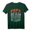Herren Papa T-Shirt - Der Mann Der Mythos Die Legende Lustiges Vatertag Geschenk für den besten Papa
