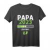Ich Werde Papa Baby Ankündigung T-Shirt - Lustiges Papa Loading 2023 Shirt für Vatertag, Weihnachten & Schwangerschaftsfreude