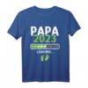 Ich Werde Papa Baby Ankündigung T-Shirt - Lustiges Papa Loading 2023 Shirt für Vatertag, Weihnachten & Schwangerschaftsfreude