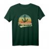 Vatertag Papitän T-Shirt mit Anker - Lustiges Retro Vintage Geschenk für den besten Papa, Segler und Bootfahrer