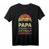 Vatertag Retro T-Shirt - Der Mann, Die Mythos, Die Legende – Lässiges Papa Geschenk im Vintage Stil