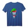 Damen Baby & Mama Elfe Schwangerschaft Verkünden T-Shirt zu Weihnachten – Perfektes Geschenk & Andenken für werdende Mütter und Familien