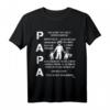 Papa Superheld T-Shirt – Vatertag, Geburtstag & Weihnachtsgeschenk für Papas, Handwerker, Notarzt & Superhelden-Liebhaber