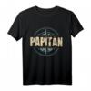 Herren Papitän Papa und Kapitän Vintage Anker T-Shirt – Lustiges Seemotiv für Vatertag, Geburtstag & Seefahrtsliebhaber