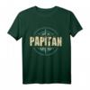 Herren Papitän Papa und Kapitän Vintage Anker T-Shirt – Lustiges Seemotiv für Vatertag, Geburtstag & Seefahrtsliebhaber