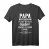 Vater Papa Eltern Vatertag T-Shirt mit lustigem Spruch – Perfektes Geschenk für Väter und Familienliebhaber