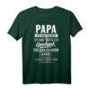 Vater Papa Eltern Vatertag T-Shirt mit lustigem Spruch – Perfektes Geschenk für Väter und Familienliebhaber