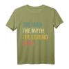 Vatertag Retro - The Man The Myth The Legend Papa Geschenk T-Shirt im Vintage Stil für den besten Papa