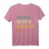 Vatertag Retro - The Man The Myth The Legend Papa Geschenk T-Shirt im Vintage Stil für den besten Papa