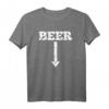Bier schwanger Geschenk für Baby Ankündigung – Lustiges Papa T-Shirt für Schwangerschafts-Party & Geschlecht enthüllen