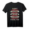 Wikinger Papa T-Shirt für Männer - Ragnar, Odin, Thor - Episches Nordische Mythologie Geschenk zum Vatertag für Wikinger-Fans