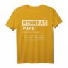 Bester Rennrad Papa T-Shirt - Vatertag Geschenk für Radfahrer, Geburtstags- & Weihnachtsgeschenk für sportliche Väter