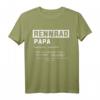Bester Rennrad Papa T-Shirt - Vatertag Geschenk für Radfahrer, Geburtstags- & Weihnachtsgeschenk für sportliche Väter