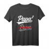 Papa Hoch 2 - Vatertag T-Shirt für werdende Väter mit Zwillingen oder zwei Kindern