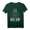Star Wars Vatertag Bester Papa in der Galaxie Vader Umriss T-Shirt - Offiziell Lizenzierte Star Wars Fanartikel für Väter