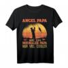 Herren Angler Papa T-Shirt mit Spruch - Lustiges Angel Motiv als Geschenk zum Vatertag & Geburtstag für Hobbyangler