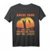Herren Angler Papa T-Shirt mit Spruch - Lustiges Angel Motiv als Geschenk zum Vatertag & Geburtstag für Hobbyangler