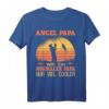Herren Angler Papa T-Shirt mit Spruch - Lustiges Angel Motiv als Geschenk zum Vatertag & Geburtstag für Hobbyangler