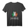 Damen Lustiges St. Patrick's Day T-Shirt mit Kleeblatt und Kobold - Everyone Is Irish V-Ausschnitt Geschenk für Familie & Freunde