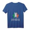 Damen Lustiges St. Patrick's Day T-Shirt mit Kleeblatt und Kobold - Everyone Is Irish V-Ausschnitt Geschenk für Familie & Freunde