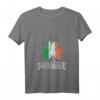 Damen Lustiges St. Patrick's Day T-Shirt mit Kleeblatt und Kobold - Everyone Is Irish V-Ausschnitt Geschenk für Familie & Freunde