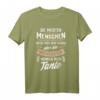 Die wichtigsten Menschen nennen mich Tante - Patin Geschenk T-Shirt für Familien, Taufpaten & Geburtstagsüberraschung