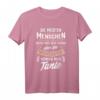 Die wichtigsten Menschen nennen mich Tante - Patin Geschenk T-Shirt für Familien, Taufpaten & Geburtstagsüberraschung