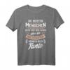 Die wichtigsten Menschen nennen mich Tante - Patin Geschenk T-Shirt für Familien, Taufpaten & Geburtstagsüberraschung