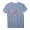 Damen Geburtstag Geschenk Jahrgang 1981 - Retro Blumen Hippie T-Shirt für Frauen, Schwester, Tante, Mama & Oma zum runden Geburtstag