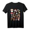 Kinder Pilz-Collage T-Shirt - Buntes Mykologie Design für Natur- und Pilzliebhaber