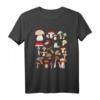 Kinder Pilz-Collage T-Shirt - Buntes Mykologie Design für Natur- und Pilzliebhaber