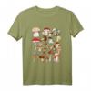 Kinder Pilz-Collage T-Shirt - Buntes Mykologie Design für Natur- und Pilzliebhaber