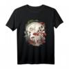 Aesthetic Goblincore & Cottagecore Pilz T-Shirt mit Frosch und Mondphasen - Dunkle, mystische Mode für Natur- und Waldliebhaber