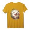 Aesthetic Goblincore & Cottagecore Pilz T-Shirt mit Frosch und Mondphasen - Dunkle, mystische Mode für Natur- und Waldliebhaber