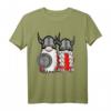 Netter nordischer Zwerg Wikinger Tomte Paar Nisse T-Shirt – Skandinavisches Weihnachts- und Wikinger-Design für Fans