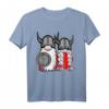 Netter nordischer Zwerg Wikinger Tomte Paar Nisse T-Shirt – Skandinavisches Weihnachts- und Wikinger-Design für Fans