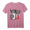 Netter nordischer Zwerg Wikinger Tomte Paar Nisse T-Shirt – Skandinavisches Weihnachts- und Wikinger-Design für Fans
