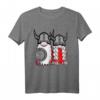 Netter nordischer Zwerg Wikinger Tomte Paar Nisse T-Shirt – Skandinavisches Weihnachts- und Wikinger-Design für Fans