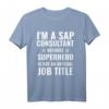 Fun SAP Consultant Superhelden Job Titel Witz T-Shirt – Lustiges Geschenk für IT-Profis, Administratoren und Berater
