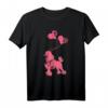Hunde Herz Hundebesitzer Geschenk Valentinstag Pudel T-Shirt – Perfektes Geschenk für Tierliebhaber, Hundezüchter & Pudel Fans