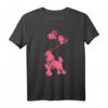 Hunde Herz Hundebesitzer Geschenk Valentinstag Pudel T-Shirt – Perfektes Geschenk für Tierliebhaber, Hundezüchter & Pudel Fans